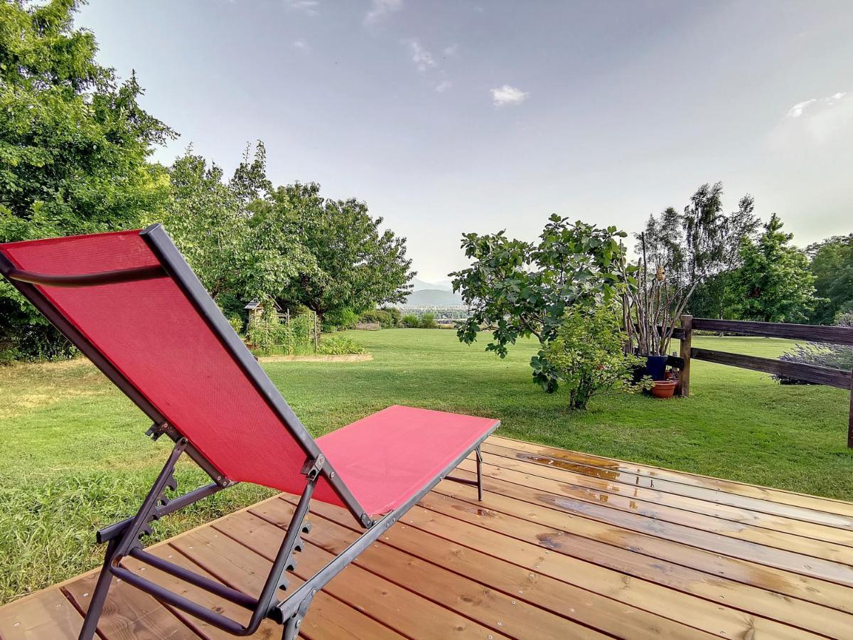Maison d'hôtes La Roulotte Du Cagire - 4 Pers - Pyrenees à Villeneuve-de-Rivière Extérieur photo
