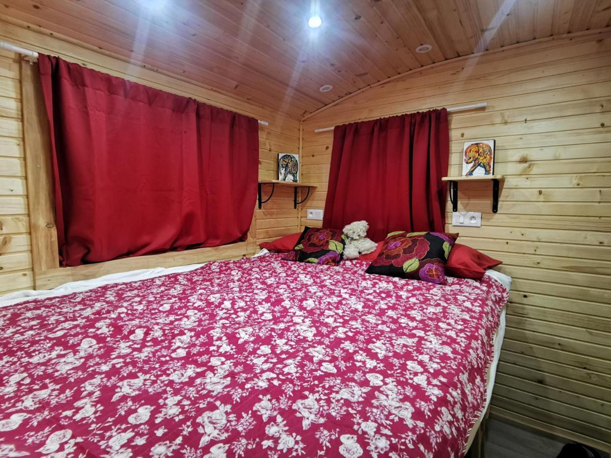 Maison d'hôtes La Roulotte Du Cagire - 4 Pers - Pyrenees à Villeneuve-de-Rivière Extérieur photo